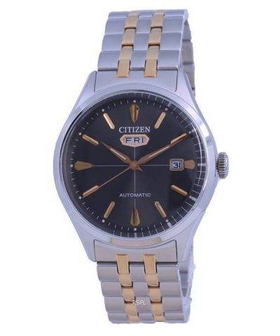 Citizen C7 Black Dial Stainless Steel Automatic NH8394-70H Mens Watch