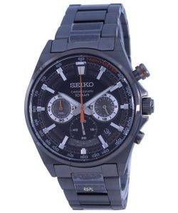 Seiko Neo Sports Chronograph Black Dial Quartz SSB399 SSB399P1 SSB399P 100M Mens Watch