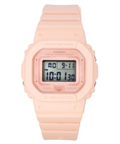 Casio G-Shock Digital Peach Resin Strap Quartz GMD-S5600BA-4 200M Women's Watch
