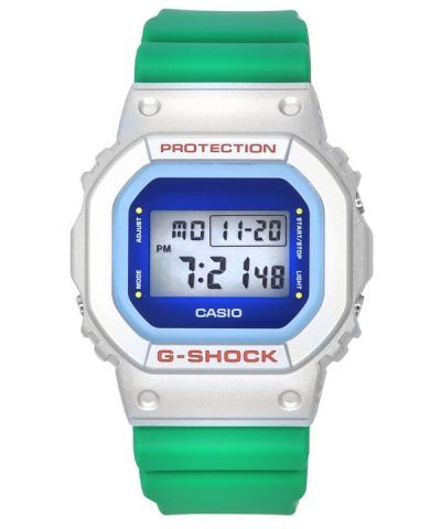 Casio G-Shock Euphoria Series Digital Green Resin Strap Quartz DW-5600EU-8A3 200M Men's Watch
