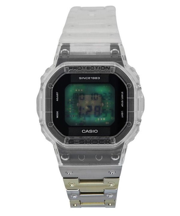 Casio G-Shock 40th Anniversary Limited Edition Digital Clear Remix Transparent Quartz DWE-5640RX-7 200M Mens Watch