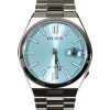 Citizen Tsuyosa Stainless Steel Ice Blue Dial Automatic NJ0151-88M 100M Mens Watch